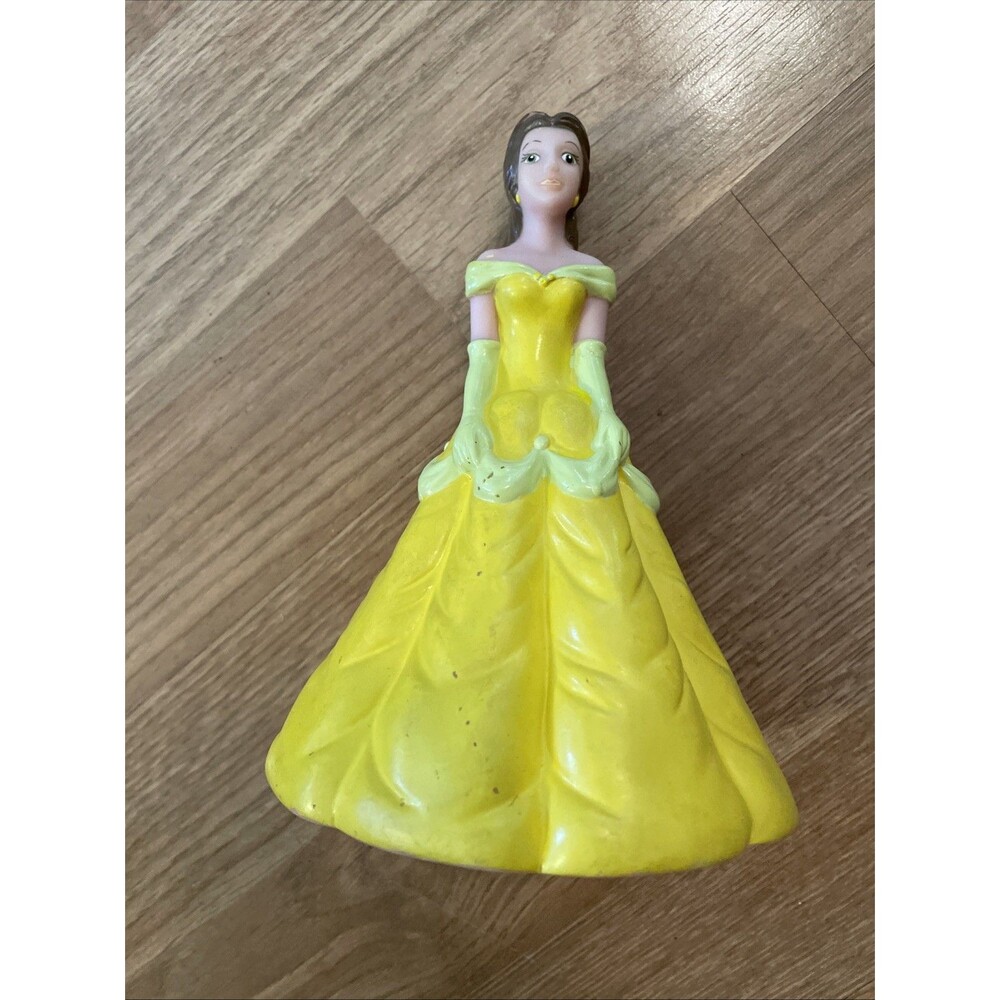 Vintage 1992 Pizza Hut Disney Beauty & The Beast 7"×5" Rubber Belle Doll Toy - Picture 2 of 10